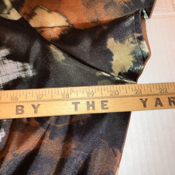 Pleione Womens Satin Peplum Blouse Size XL - Picture 8 of 13